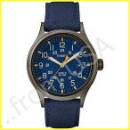全国送料無料 Timex TW2R46200 Allied ブルーダイヤル レザーストラップ メンズ腕時計