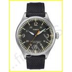 全国送料無料 Timex Waterbury TW2R38500 ブラックダイヤル キャンバスストラップ メンズ腕時計