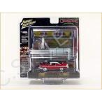 Plymouth Fury Diecast モデル カー with Garage Diorama from Christe 1:64 scale  レッド