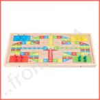 wuxiaobo Flyg Chess Game, Wooden ボードゲームs  Kids 3 4 5 Year Old Boys Girls, Urban Traffic Childrens Games  Families Flyg Chess Age