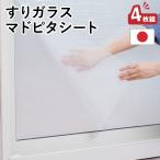 【すりガラスUVカット＆断熱マドピタシート アール】【送料無料】【日本製】(凸凹ガラス プチ 結露防止シート はがせる 窓 目隠し 簡単 寒さ対策 おすすめ 結露)