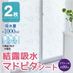 たっぷり吸水UVカットマドピタシート 2枚組 90×180cm アール