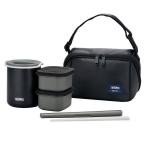 サーモス 保温弁当箱 DBQ-362 MTBK メタリックブラック