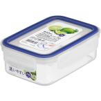 （まとめ買い！運賃別）岩崎工業 Lustroware(ラストロウェア)  イージーケア 保存容器 シール容器850ml A-2173 4点ロック Ag+抗菌 BN ブルー