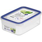 （まとめ買い！運賃別）岩崎工業 Lustroware(ラストロウェア)イージーケア 保存容器 シール容器 1.3L A-2174 4点ロック Ag+抗菌 BN ブルー
