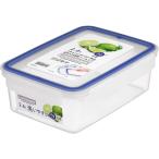 （まとめ買い！運賃別）岩崎工業 Lustrowareラストロウェア  イージーケア 保存容器 シール容器 2.6L A-2177 4点ロック Ag+抗菌 BN ブルー