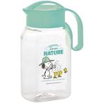 ショッピングスヌーピー 岩崎工業 Lustroware(ラストロウェア)  タテヨコスクリューピッチャー 1.8L K-1282 NS  ネイチャー スヌーピー 日本製