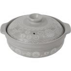 ショッピング三島 イシガキ 4688 吹きこぼれにくい土鍋 三島 9号 4〜5人前用 （ガス火専用）