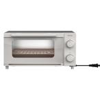 ピーコック オーブントースター WFT-10 ホワイトグレー 焼き加減調節網付き