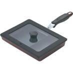 タマハシ ネオモーニングエッグパン フタ付 NME-02F 仕切り付き 玉子焼き器 （IH・ガス火兼用）
