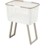 ヒマラヤ もっと腰らくバスケット ワイド ホワイト グレー