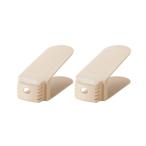 吉川国 Like it 靴ホルダー 2P ベージュ  (幅10×奥行26×高さ13.5cm)