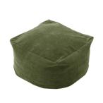 セルタン ヴィンテージ ビーズクッション QUBE Mサイズ A602a-683GRN コーデュロイグリーン 日本製 (代引き不可・配達時間指定不可・日祝日配達不可)