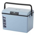 サンカ バン セレーノ クーラーボックス アッシュブルー 24.5L SVES-#25BL(幅37.5×奥行き27×高さ28cm)(キズがつきにくい シボ加工マット仕上げ・非光沢仕上げ)