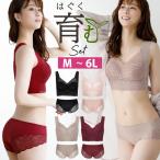 美ピット ブラジャー ショーツセット ノンワイヤー 脇高 育乳 下着セット 大きいサイズ シームレス 20代 30代 40代 50代 上下セット レディース おすすめ