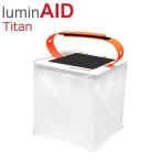 LuminAID Packlite Titan LEDランタン ソーラー USB充電式 防水 バッテリー機能付き 4000mAh ソーラーランタン アウトドア キャンプ 非常灯 防災グッズ