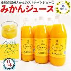 お中元 愛媛みかん 温州 みかん ジュース 果汁100% ストレートジュース 3本セット(1本1000ml) 家庭用 みかん果汁 100% ジュース ギフト広場