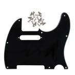 FLEOR 8 отверстие tere pick guard, винт Fit USA/MX стандарт Telecaster pick guard для замены,3 pra i черный 