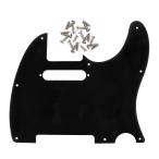 FLEOR 8 отверстие tere pick guard, винт Fit USA/MX стандарт Telecaster pick guard для замены,1 pra i черный 