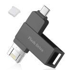 Vackiit[MFi засвидетельствование получение ]iPhone для usb память 128GB phone фотография данные сохранение usb высокая скорость USB 3.0 phone для установленный снаружи me