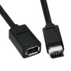 cablecc IEEE 1394 6 булавка Firewire to 1394a 6 булавка женский - мужской удлинение данные плата оцифровки видеоизображений sa Poe 