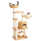 PETTIFULキャットタワー木製...