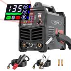 GZ GUOZHI 半自動溶接機 100v アーク溶接 ノンガスワイヤー溶接 1台2役 インバーター直流 溶接機 定格使用率60% 小型 軽量 家庭用