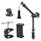 TECDW 11 дюймовый настройка возможность Magic arm super зажим 360° мяч head 1/4 дюймовый .3/8 -дюймовые дыры от винтов имеется .. тип штатив LEDlai