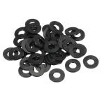 PATIKIL M8 резиновый плоская шайба 100 шт упаковка 8mm внутренний диаметр 18mm наружный диаметр 1.5mm толщина изоляция проставка прокладка кольцо .