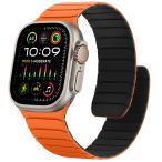 Sixmoat магнитный силикон частота Compatible bruApple Watch 49mm 46mm 45mm 44mm 42mm Compatible bruiWatch