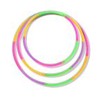 VitalBloom обруч складной 3 шт 30/40/50cm тренировка гимнастика сопутствующие товары Rainbow тоннель / Jump игра / low кольцо Circle 