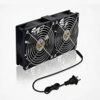 YOWEE 2 полосный 120mm x 25mm AC100-240V охлаждающий вентилятор кейс вентилятор нет -ступенчатый скорость регулировка двусторонний металлический сетка 