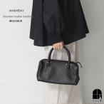 MARINE DAY シュリンクレザー ハンドバッグ MULDAUR マルダール ブラック ハンドバッグ ミニボストン 牛革 本革 おしゃれ 日本製 マリンディ