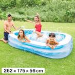 INTEX плавание центральный Family бассейн 262×175×56cm U-56483 жемчуг металл включение в покупку не возможно 