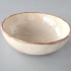中鉢 粉引 茶縁 丸鉢 手作り調