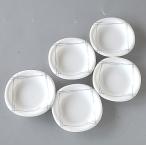 デザート皿 ５枚セット check ライン 