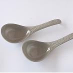 レンゲ ２個セット 大レンゲ 三島  鍋物用品 陶磁器