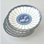 中皿 5枚セット 松竹梅 菊割