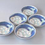 中皿 三峰 鯛 魚 5枚セット