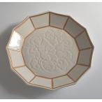 中皿 12角 金ライン