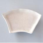 中皿 扇形 白銀