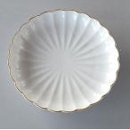 中皿 菊花形 豪華金縁 sam259