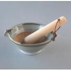 すり鉢 ミニすり鉢 小鉢  片口 貫入 すりこぎつき 高田焼 12.5cm