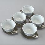 湯飲み茶托付き ５客セット 桜