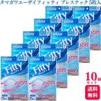 送料無料  10袋セット  タマガワエーザイ フィッティ ブレステック ホワイト ふつう 5枚入 立体 マスク 不織布 呼吸しやすい 耳ゴム 耳が痛くなりにくい 個包装