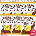 ショッピングカントリー 送料無料 6袋セット  不二家 カントリーマアム じわるバターチョコにタジタジ 122g じわるバター お菓子 おかし おやつ 個包装 小分け