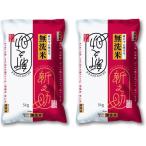 新之助 無洗米 10kg(5kg×2) 令和6年産 新潟県 お米 白米 送料無料 沖縄不可