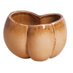 陶器製植木鉢 アプリコット 底穴なし レイヤーイエロー