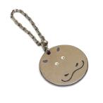  Hermes HERMES брелок для ключа сумка очарование ani машина для поверхностного рыхления почвы m бегемот серый серия 