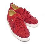 クリスチャンルブタン Christian Louboutin ローカットスニーカー サイズ42 スタッズ スウェード